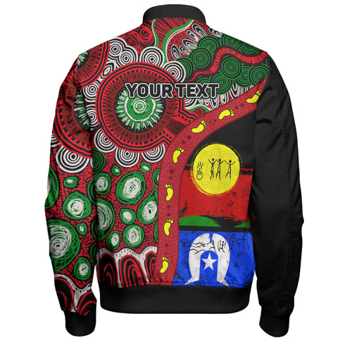 Australia Bomber Jacket Naidoc Week Indigenous Culture Inspired Dot Art Painting With Hunting Australia Bomber Jacket Naidoc Week Indigenous Culture Inspired Dot Art Painting With Hunting
