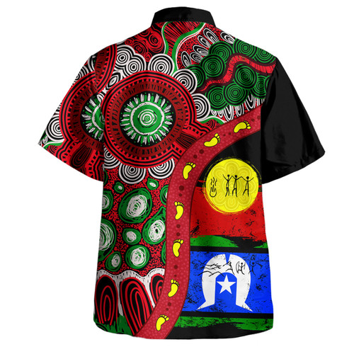 Australia Hawaiian Shirt Naidoc Week Indigenous Culture Inspired Dot Art Painting With Hunting Australia Hawaiian Shirt Naidoc Week Indigenous Culture Inspired Dot Art Painting With Hunting