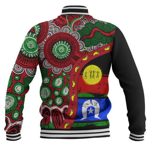 Australia Baseball Jacket Naidoc Week Indigenous Culture Inspired Dot Art Painting With Hunting Australia Baseball Jacket Naidoc Week Indigenous Culture Inspired Dot Art Painting With Hunting