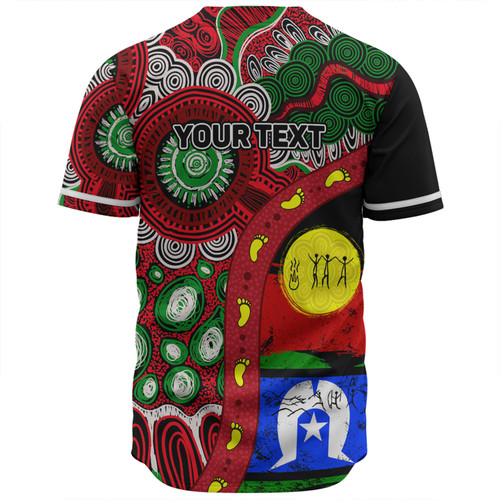 Australia Baseball Shirt Naidoc Week Indigenous Culture Inspired Dot Art Painting With Hunting Australia Baseball Shirt Naidoc Week Indigenous Culture Inspired Dot Art Painting With Hunting