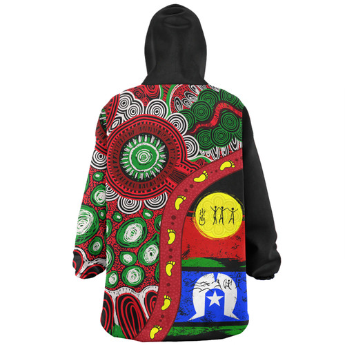 Australia Snug Hoodie Naidoc Week Indigenous Culture Inspired Dot Art Painting With Hunting Australia Snug Hoodie Naidoc Week Indigenous Culture Inspired Dot Art Painting With Hunting