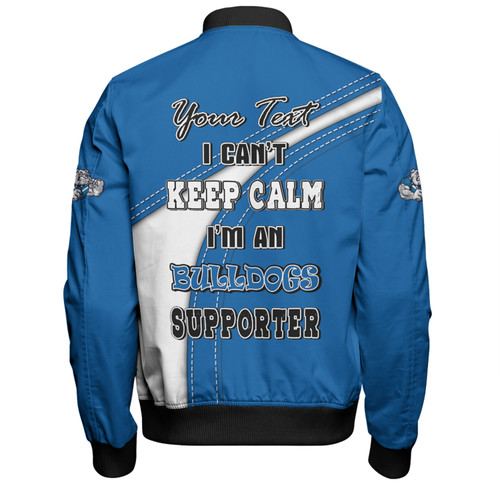 Canterbury-Bankstown Bulldogs Bomber Jacket Custom Team Of Us Die Hard Fan Supporters Canterbury-Bankstown Bulldogs Bomber Jacket Custom Team Of Us Die Hard Fan Supporters