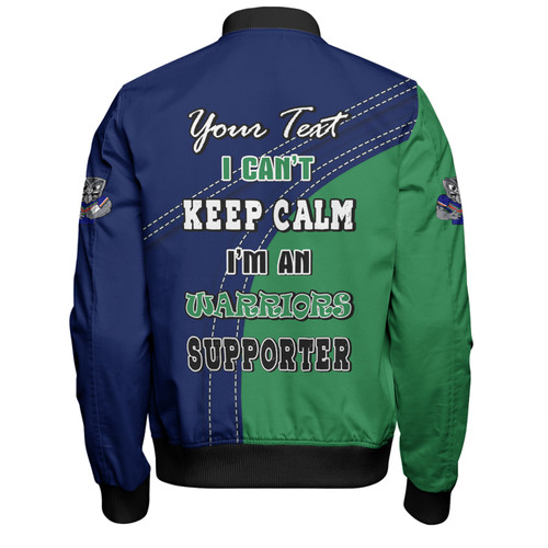 New Zealand Warriors Bomber Jacket Custom Team Of Us Die Hard Fan Supporters New Zealand Warriors Bomber Jacket Custom Team Of Us Die Hard Fan Supporters