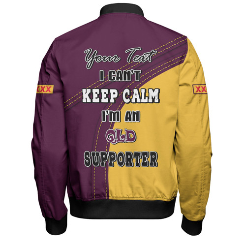 Queensland Maroons Bomber Jacket Custom Team Of Us Die Hard Fan Supporters Queensland Maroons Bomber Jacket Custom Team Of Us Die Hard Fan Supporters
