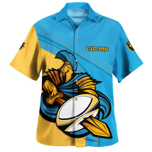 Gold Coast Titans Hawaiian Shirt Custom Team Of Us Die Hard Fan Supporters