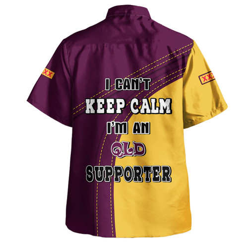Queensland Maroons Hawaiian Shirt Custom Team Of Us Die Hard Fan Supporters Queensland Maroons Hawaiian Shirt Custom Team Of Us Die Hard Fan Supporters