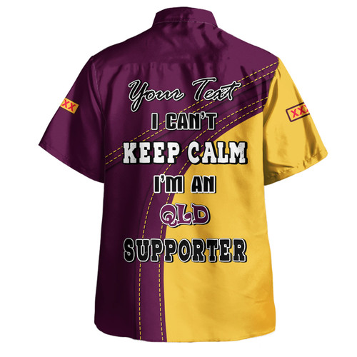 Queensland Maroons Hawaiian Shirt Custom Team Of Us Die Hard Fan Supporters Queensland Maroons Hawaiian Shirt Custom Team Of Us Die Hard Fan Supporters