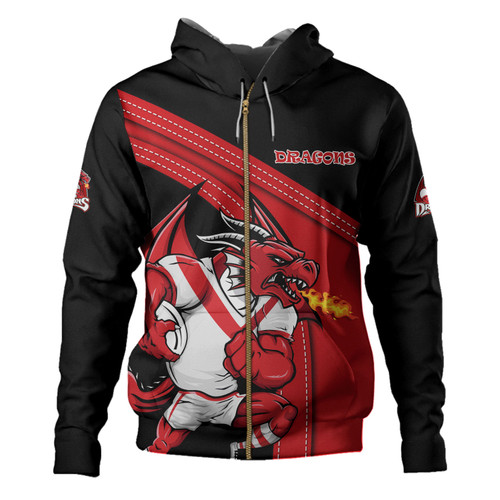 St. George Illawarra Dragons Hoodie Custom Team Of Us Die Hard Fan Supporters St. George Illawarra Dragons Hoodie Custom Team Of Us Die Hard Fan Supporters