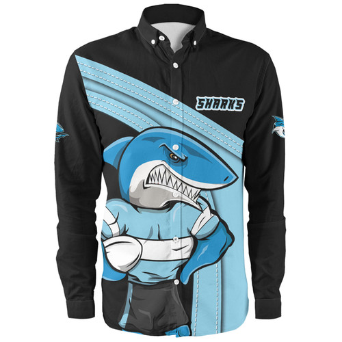 Cronulla-Sutherland Sharks Long Sleeve Shirt Custom Team Of Us Die Hard Fan Supporters