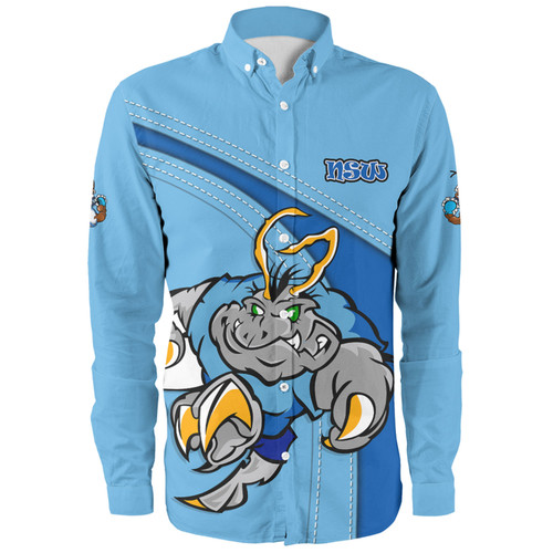 New South Wales Blues Long Sleeve Shirt Custom Team Of Us Die Hard Fan Supporters