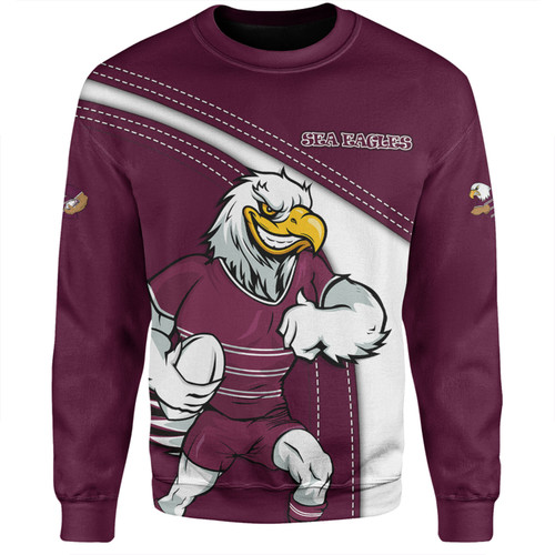 Manly Warringah Sea Eagles Sweatshirt Custom Team Of Us Die Hard Fan Supporters