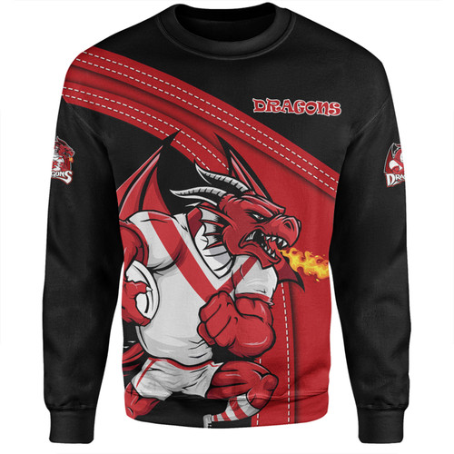 St. George Illawarra Dragons Sweatshirt Custom Team Of Us Die Hard Fan Supporters