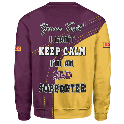 Queensland Maroons Sweatshirt Custom Team Of Us Die Hard Fan Supporters Queensland Maroons Sweatshirt Custom Team Of Us Die Hard Fan Supporters