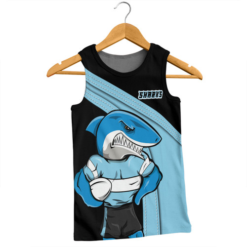 Cronulla-Sutherland Sharks Men Singlet Custom Team Of Us Die Hard Fan Supporters