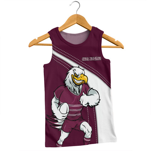 Manly Warringah Sea Eagles Men Singlet Custom Team Of Us Die Hard Fan Supporters