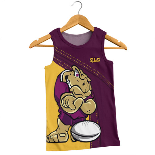 Queensland Maroons Men Singlet Custom Team Of Us Die Hard Fan Supporters