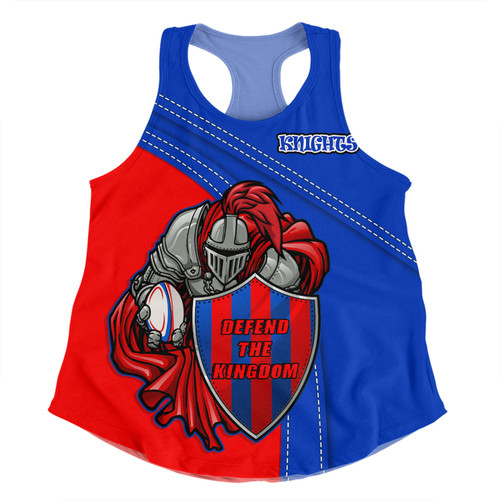 Newcastle Knights Women Racerback Singlet Custom Team Of Us Die Hard Fan Supporters