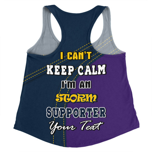 Melbourne Storm Women Racerback Singlet Custom Team Of Us Die Hard Fan Supporters