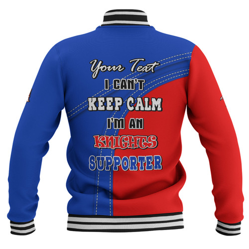 Newcastle Knights Baseball Jacket Custom Team Of Us Die Hard Fan Supporters Newcastle Knights Baseball Jacket Custom Team Of Us Die Hard Fan Supporters