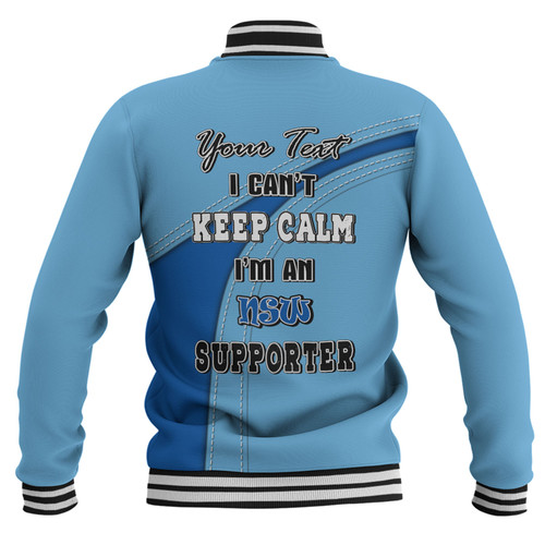 New South Wales Blues Baseball Jacket Custom Team Of Us Die Hard Fan Supporters New South Wales Blues Baseball Jacket Custom Team Of Us Die Hard Fan Supporters