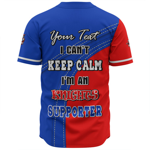Newcastle Knights Baseball Shirt Custom Team Of Us Die Hard Fan Supporters Newcastle Knights Baseball Shirt Custom Team Of Us Die Hard Fan Supporters