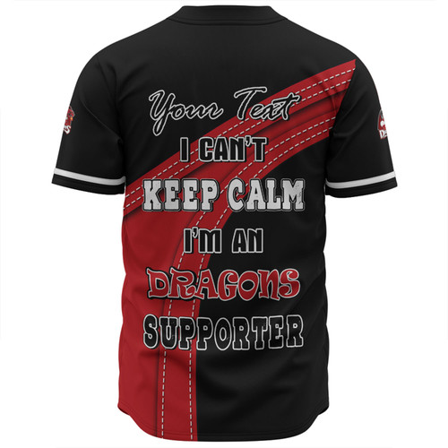 St. George Illawarra Dragons Baseball Shirt Custom Team Of Us Die Hard Fan Supporters St. George Illawarra Dragons Baseball Shirt Custom Team Of Us Die Hard Fan Supporters