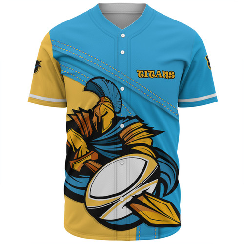 Gold Coast Titans Baseball Shirt Custom Team Of Us Die Hard Fan Supporters