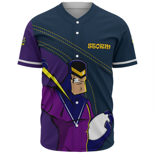 Melbourne Storm Baseball Shirt Custom Team Of Us Die Hard Fan Supporters