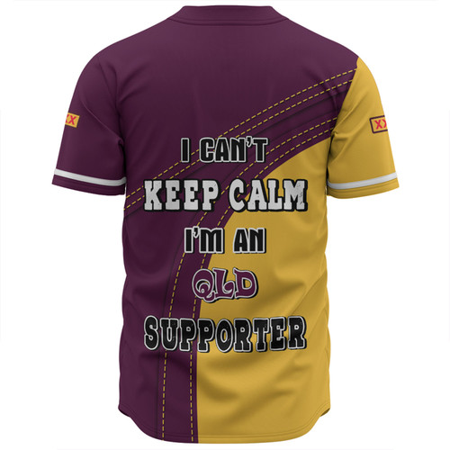 Queensland Maroons Baseball Shirt Custom Team Of Us Die Hard Fan Supporters Queensland Maroons Baseball Shirt Custom Team Of Us Die Hard Fan Supporters