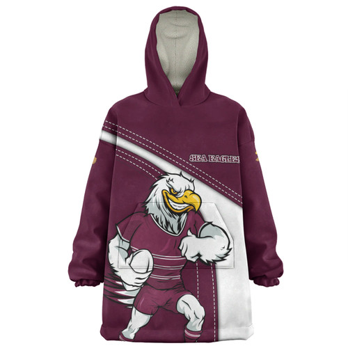 Manly Warringah Sea Eagles Snug Hoodie Custom Team Of Us Die Hard Fan Supporters