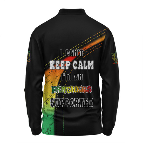 Penrith Panthers Long Sleeve Polo Shirt Custom Team Of Us Die Hard Fan Supporters