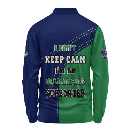 New Zealand Warriors Long Sleeve Polo Shirt Custom Team Of Us Die Hard Fan Supporters New Zealand Warriors Long Sleeve Polo Shirt Custom Team Of Us Die Hard Fan Supporters