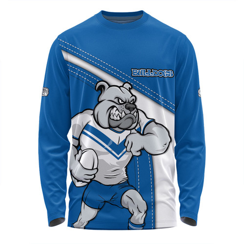 Canterbury-Bankstown Bulldogs Long Sleeve T-shirt Custom Team Of Us Die Hard Fan Supporters