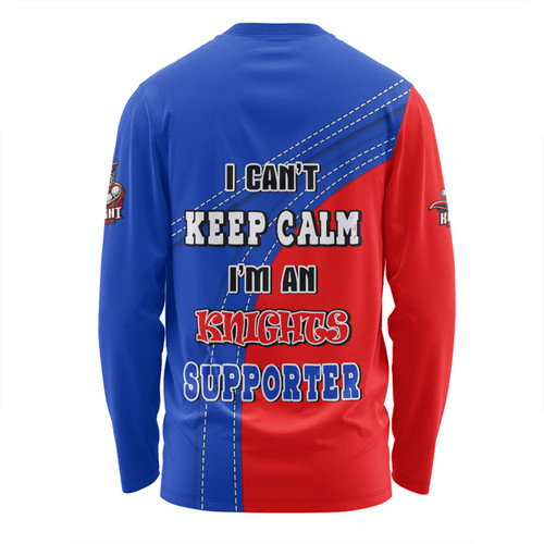 Newcastle Knights Long Sleeve T-shirt Custom Team Of Us Die Hard Fan Supporters Newcastle Knights Long Sleeve T-shirt Custom Team Of Us Die Hard Fan Supporters