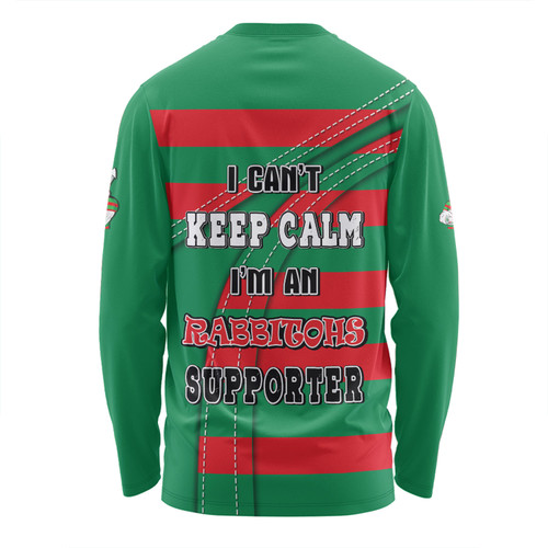 South Sydney Rabbitohs Long Sleeve T-shirt Custom Team Of Us Die Hard Fan Supporters South Sydney Rabbitohs Long Sleeve T-shirt Custom Team Of Us Die Hard Fan Supporters