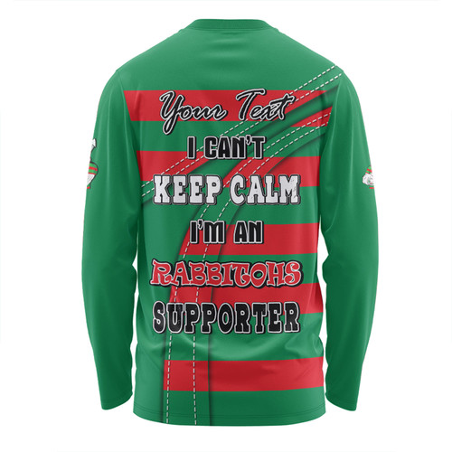 South Sydney Rabbitohs Long Sleeve T-shirt Custom Team Of Us Die Hard Fan Supporters South Sydney Rabbitohs Long Sleeve T-shirt Custom Team Of Us Die Hard Fan Supporters