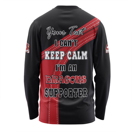 St. George Illawarra Dragons Long Sleeve T-shirt Custom Team Of Us Die Hard Fan Supporters