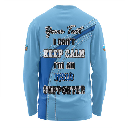 New South Wales Blues Long Sleeve T-shirt Custom Team Of Us Die Hard Fan Supporters New South Wales Blues Long Sleeve T-shirt Custom Team Of Us Die Hard Fan Supporters
