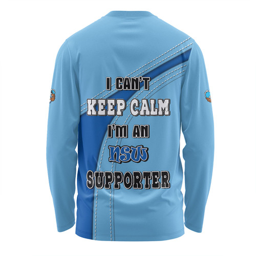New South Wales Blues Long Sleeve T-shirt Custom Team Of Us Die Hard Fan Supporters New South Wales Blues Long Sleeve T-shirt Custom Team Of Us Die Hard Fan Supporters