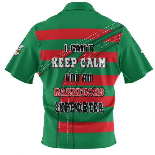 South Sydney Rabbitohs Zip Polo Shirt Custom Team Of Us Die Hard Fan Supporters South Sydney Rabbitohs Zip Polo Shirt Custom Team Of Us Die Hard Fan Supporters