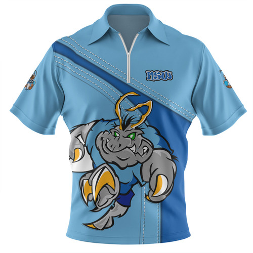 New South Wales Blues Zip Polo Shirt Custom Team Of Us Die Hard Fan Supporters