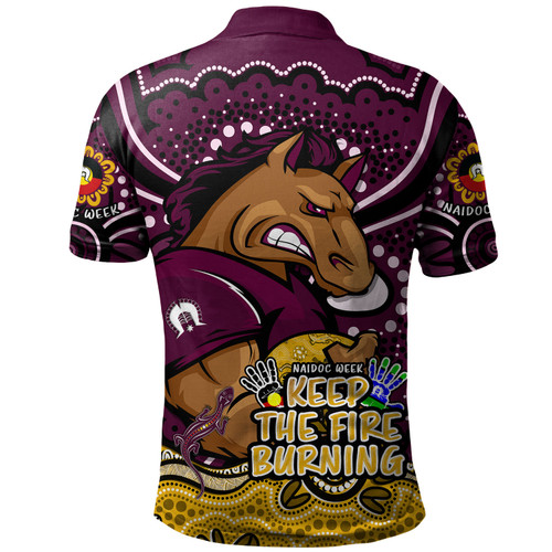 Brisbane Broncos Polo Shirt Aboriginal Inspired Naidoc Week Custom For Die Hard Fan Supporters Brisbane Broncos Polo Shirt Aboriginal Inspired Naidoc Week Custom For Die Hard Fan Supporters