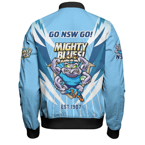 New South Wales Blues Bomber Jacket Custom State Of Origin 2024 Passionate Fan Born To Win Ver 2 New South Wales Blues Bomber Jacket Custom State Of Origin 2024 Passionate Fan Born To Win Ver 2