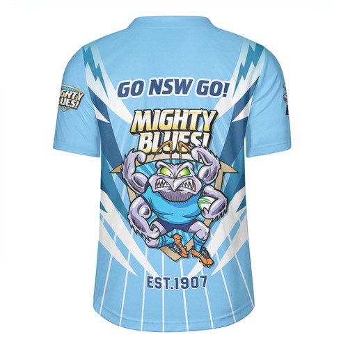 New South Wales Blues Rugby Jersey Custom State Of Origin 2024 Passionate Fan Born To Win Ver 2