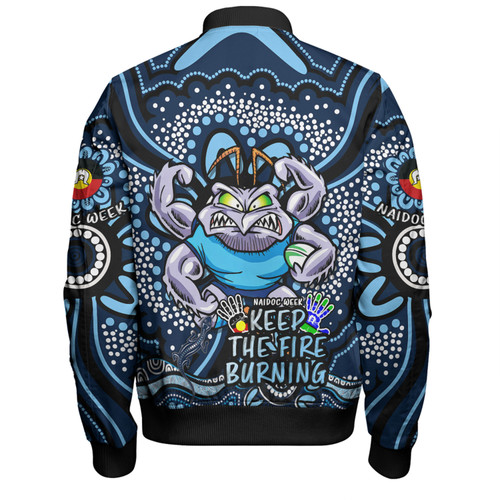 New South Wales Blues Bomber Jacket Aboriginal Inspired Naidoc Week Custom For Die Hard Fan Supporters New South Wales Blues Bomber Jacket Aboriginal Inspired Naidoc Week Custom For Die Hard Fan Supporters