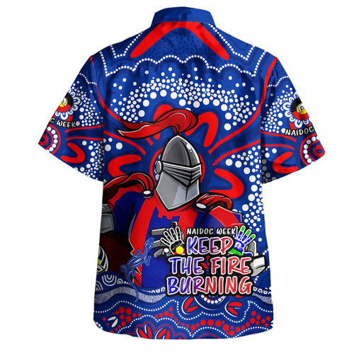 Newcastle Knights Hawaiian Shirt Aboriginal Inspired Naidoc Week Custom For Die Hard Fan Supporters
