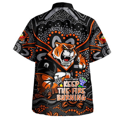 Wests Tigers Hawaiian Shirt Aboriginal Inspired Naidoc Week Custom For Die Hard Fan Supporters Wests Tigers Hawaiian Shirt Aboriginal Inspired Naidoc Week Custom For Die Hard Fan Supporters
