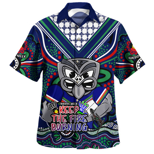 New Zealand Warriors Hawaiian Shirt Aboriginal Inspired Naidoc Week Custom For Die Hard Fan Supporters