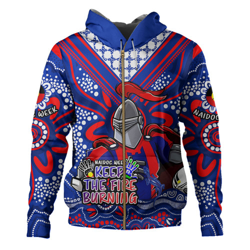 Newcastle Knights Hoodie Aboriginal Inspired Naidoc Week Custom For Die Hard Fan Supporters Newcastle Knights Hoodie Aboriginal Inspired Naidoc Week Custom For Die Hard Fan Supporters