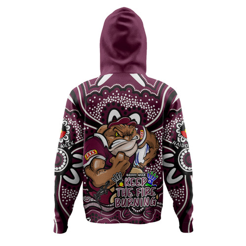Queensland Maroons Hoodie Aboriginal Inspired Naidoc Week Custom For Die Hard Fan Supporters Queensland Maroons Hoodie Aboriginal Inspired Naidoc Week Custom For Die Hard Fan Supporters